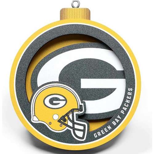 You The Fan Green Bay Packers Cutout Logo Ornament