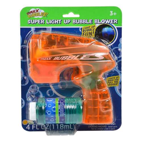 Play Day Light Up Bubble Blaster, Includes Bubble Solution, Children Ages  3+ 