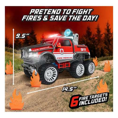 Maxx Action Fire Rescue - Off Road Brush Firetruck