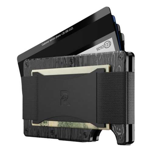 The Ridge Black Damascus Wallet