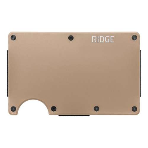 Ridge Wallet Aluminum Raw, Cash Strap - REC