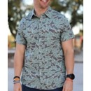 Men's Burlebo Performance All Over Ducks Button Up Shirt