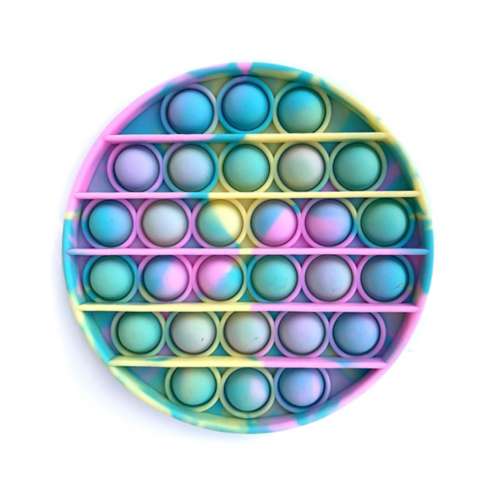 OMG Pop Fidgety Round Tie-Dye Fidget Toy (Colors May Vary)