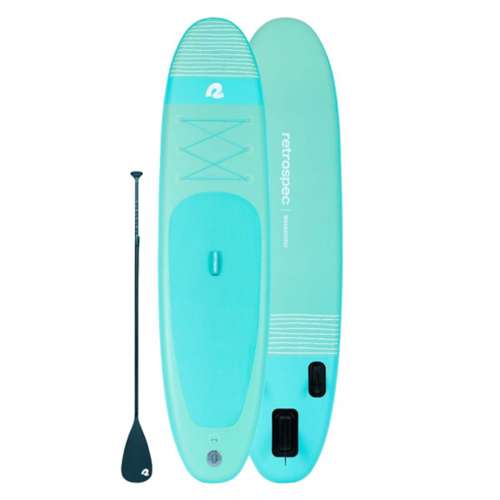 Retrospec 2021 Weekender 10' Inflatable Stand Up Paddle Board Board Kit
