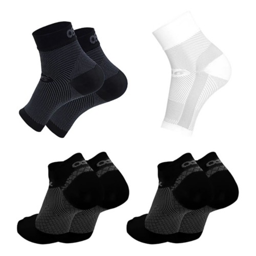Adult OS1st Plantar Fasciitis Recovery Kit No Show Socks