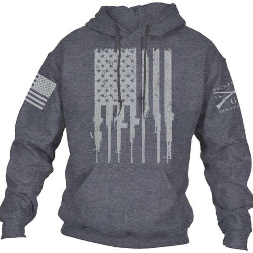 Men's Grunt Style Rifle Flag 2.0 Hoodie | MARKET logo-print