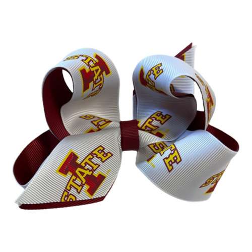 USA Licensed Bows Iowa State Cyclones 2-Tone Bow