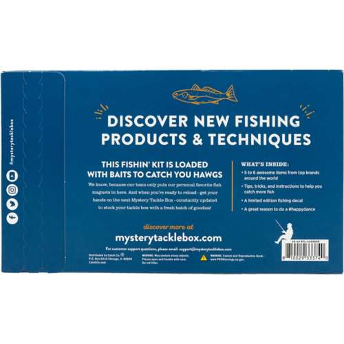Mystery Tackle Box Saltwater Fishing Kit by The Catch Co - Box