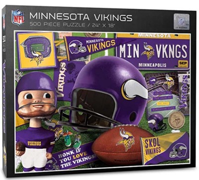 YouTheFan Minnesota Vikings Retro Puzzle