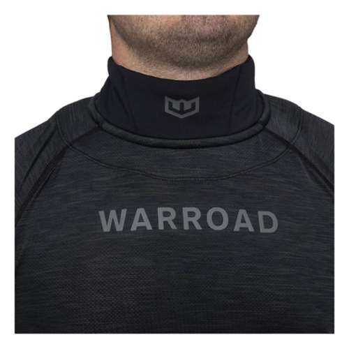 Adult Warroad Hockey Senior Warroad TILO Pro Stock Neck & Wrist Top Long Sleeve Mock Neck Hockey Compression Shirt