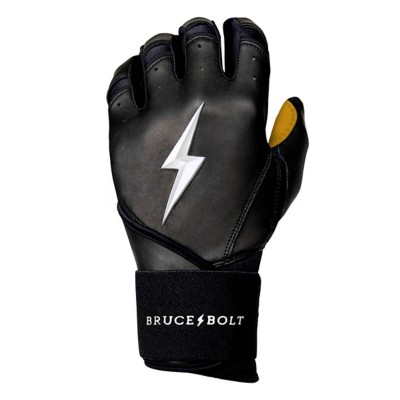 Adult Bruce Bolt Long Cuff Baseball Batting Gloves