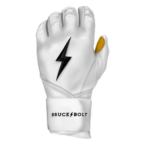 Men Bruce Bolt Long Cuff Baseball Batting Gloves
