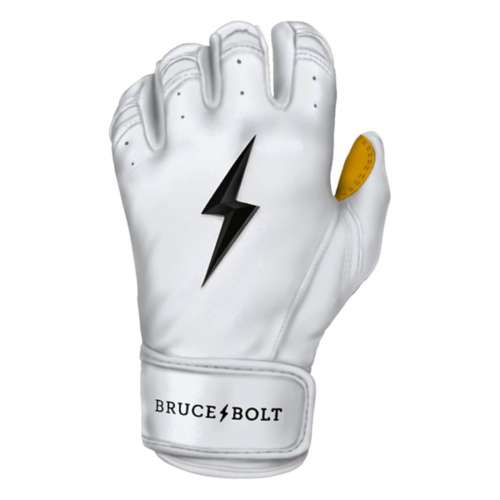 Men Bruce Bolt Short Cuff Baseball Batting Gloves