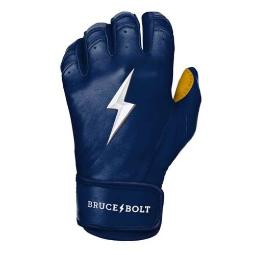 Kids Bruce Bolt Short Cuff Baseball Batting Gloves