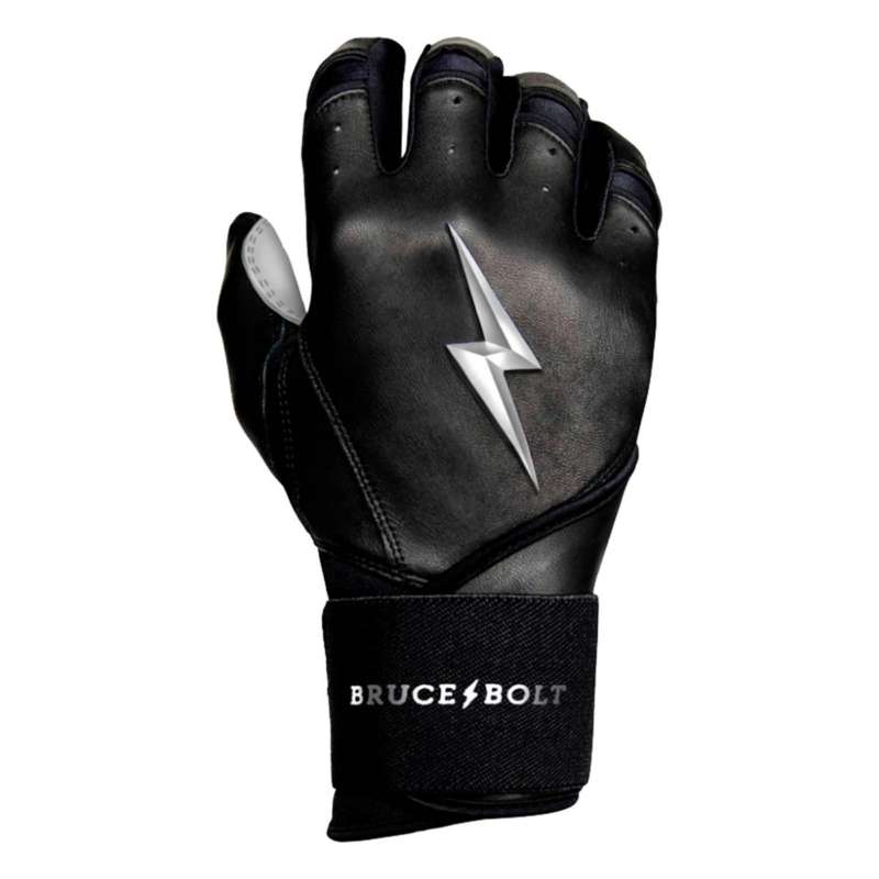 Men's Bruce Bolt Chrome Series Long Cuff Batting Gloves