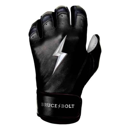 Men's Bruce Bolt Chrome Series Short Cuff Batting Gloves