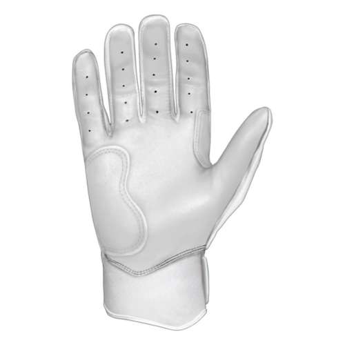 Men's Bruce Bolt Chrome Series Short Cuff Baseball Batting Gloves