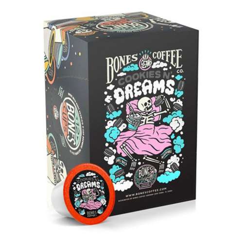 Bones Coffee Co. Cookies N' Dreams Cups 12 Count Coffee