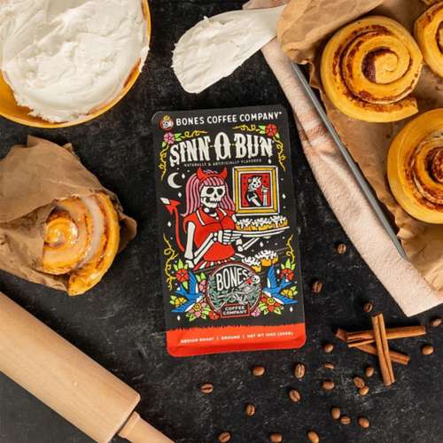 Bones Coffee Co. Sinn-O-Bun Whole Bean 12 oz Coffee