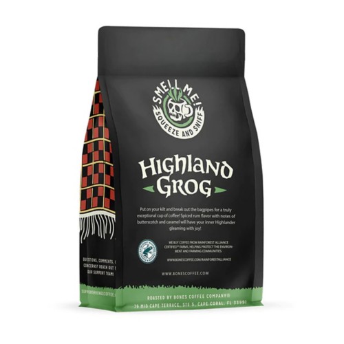 Bones Coffee Co. Highland Grog Whole Bean 12 oz Coffee - Primary Image