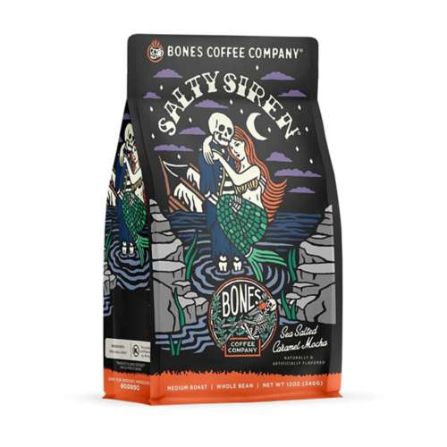 Bones Coffee Co. Salted Caramel Whole Bean 12 oz Coffee