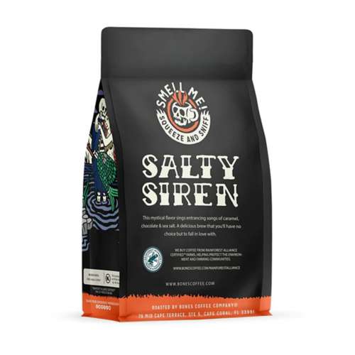 Bones Coffee Co. Salted Caramel Whole Bean 12 oz Coffee