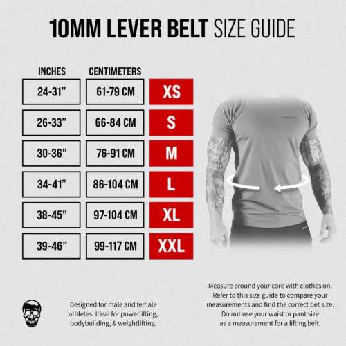 10mm lever belt hotsell