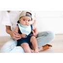 Baby Copper Pearl Bandana Bib Set