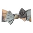 Baby Copper Pearl Knit Headband Bow