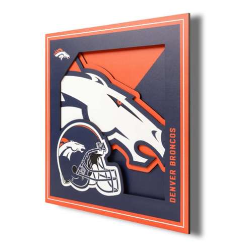 You The Fan Denver Broncos Logo Wall Sign