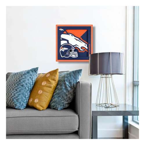 You The Fan Denver Broncos Logo Wall Sign