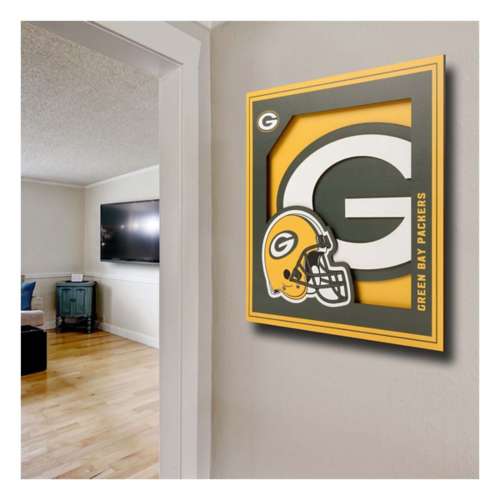 You The Fan Green Bay Packers Logo Wall Sign