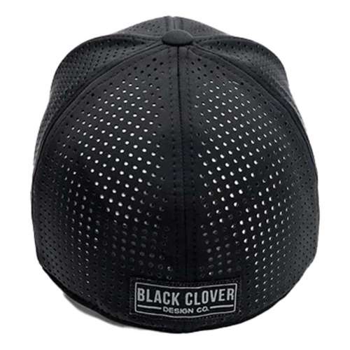 Adult Black Clover Perf 2 Golf Flexfit Hat