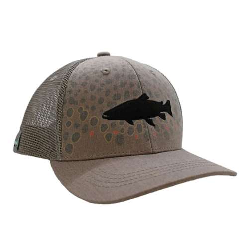 Adult Rep Your Water Brown Trout Flank Snapback Hat