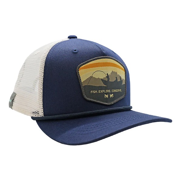 REPRESENT YOUR WATER Rep Your Water Drifter Badge 5-Panel Fly Fishing Snapback Hat