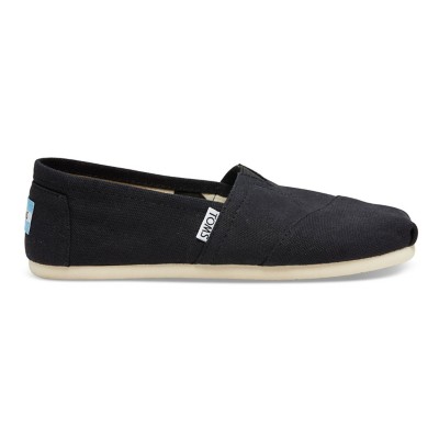 toms canvas slip ons