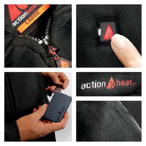 ActionHeat 5V Battery Heated Hoodie Sweatshirt