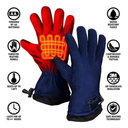 Adult ActionHeat AA Heated Fleece Gloves