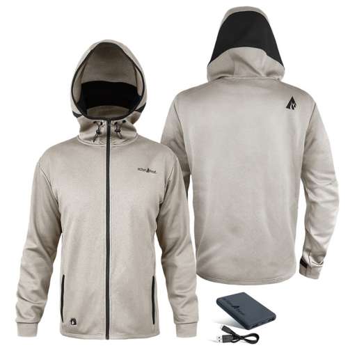 Men's ActionHeat Battery Slim Fit Heated Hooded Fleece Jacket