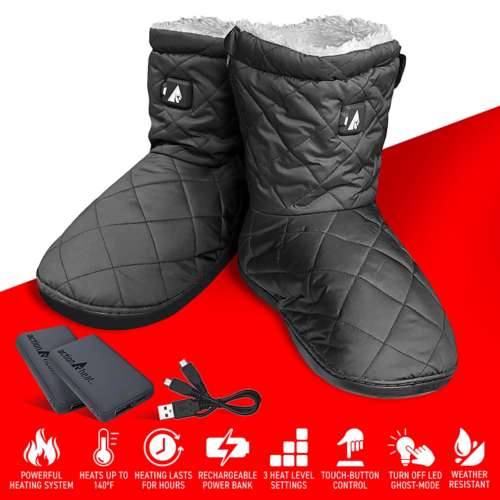 Adult ActionHeat 5V Indoor and Battery Heated Shearling Boots