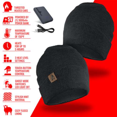 ActionHeat 5V Battery Heathed Acrylic Knit Beanie