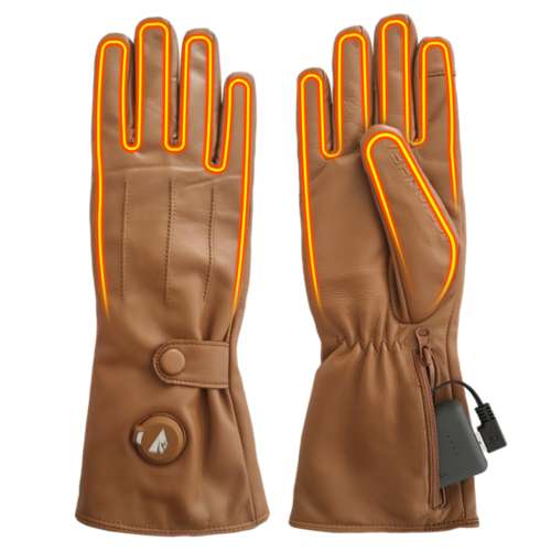 Women's ActionHeat 5V Battery Heated Leather Dress Gloves