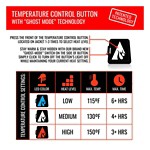 ActionHeat Iowa Hawkeyes 5V Black Puffer Battery Heated Jacket - Thumbnail 4 of 6