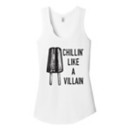 Women's Mason Jar Label Chillin Like A Villain Tank Top