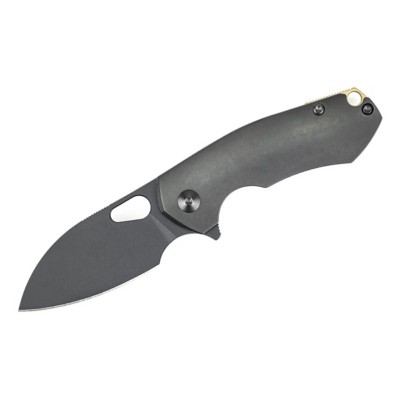 GiantMouse RIV-TI=BLACKOUT ACE Riv S/E Black PVD Titanium Pocket Knife