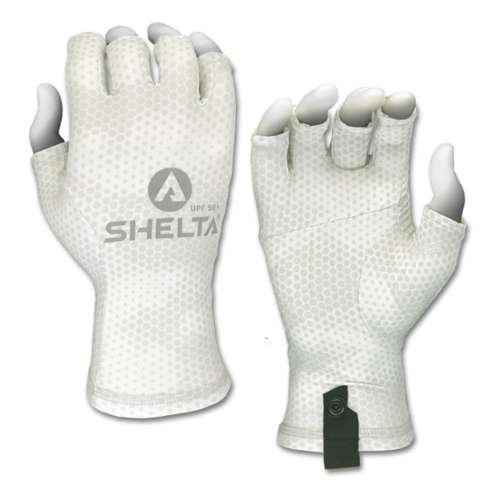 Men's Shelta Inc Fingerless Sun Fishing Gloves