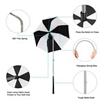 Haas Jordan The Club Canopy Golf Bag Umbrella - Thumbnail 3 of 3