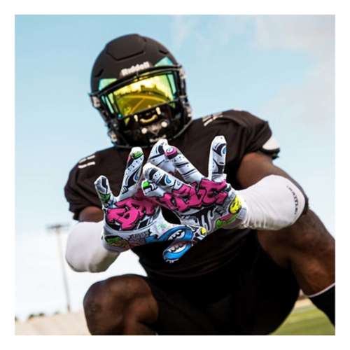Youth Battle Sports Graffiti Football Gloves