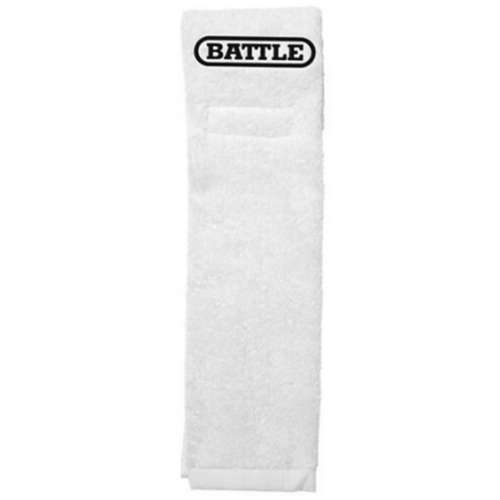 Battle White Football Towel
