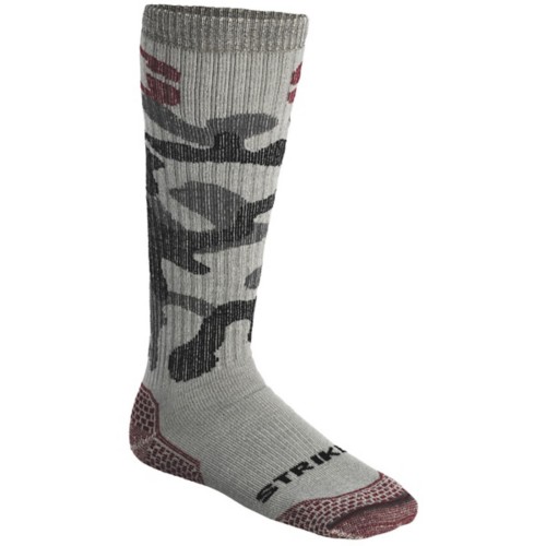 Striker Midweight OTC Wool Sock Camo Winter Fishing Socks L